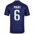 Camisola França Paul Pogba 6 Equipamento Primeiro Euro 2020 Manga Curta